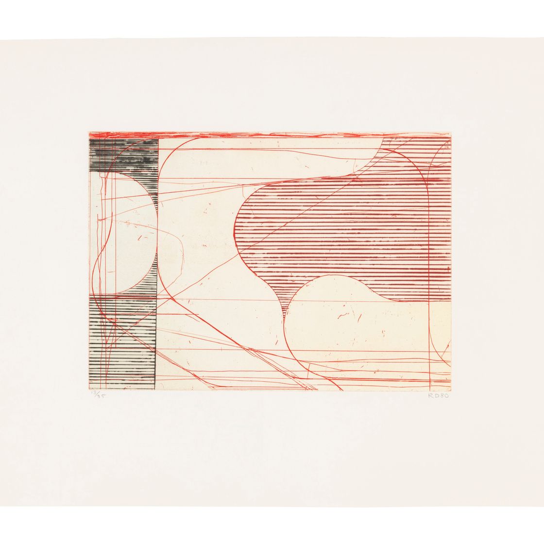 Richard Diebenkorn — Конструкция (Сухая точка)