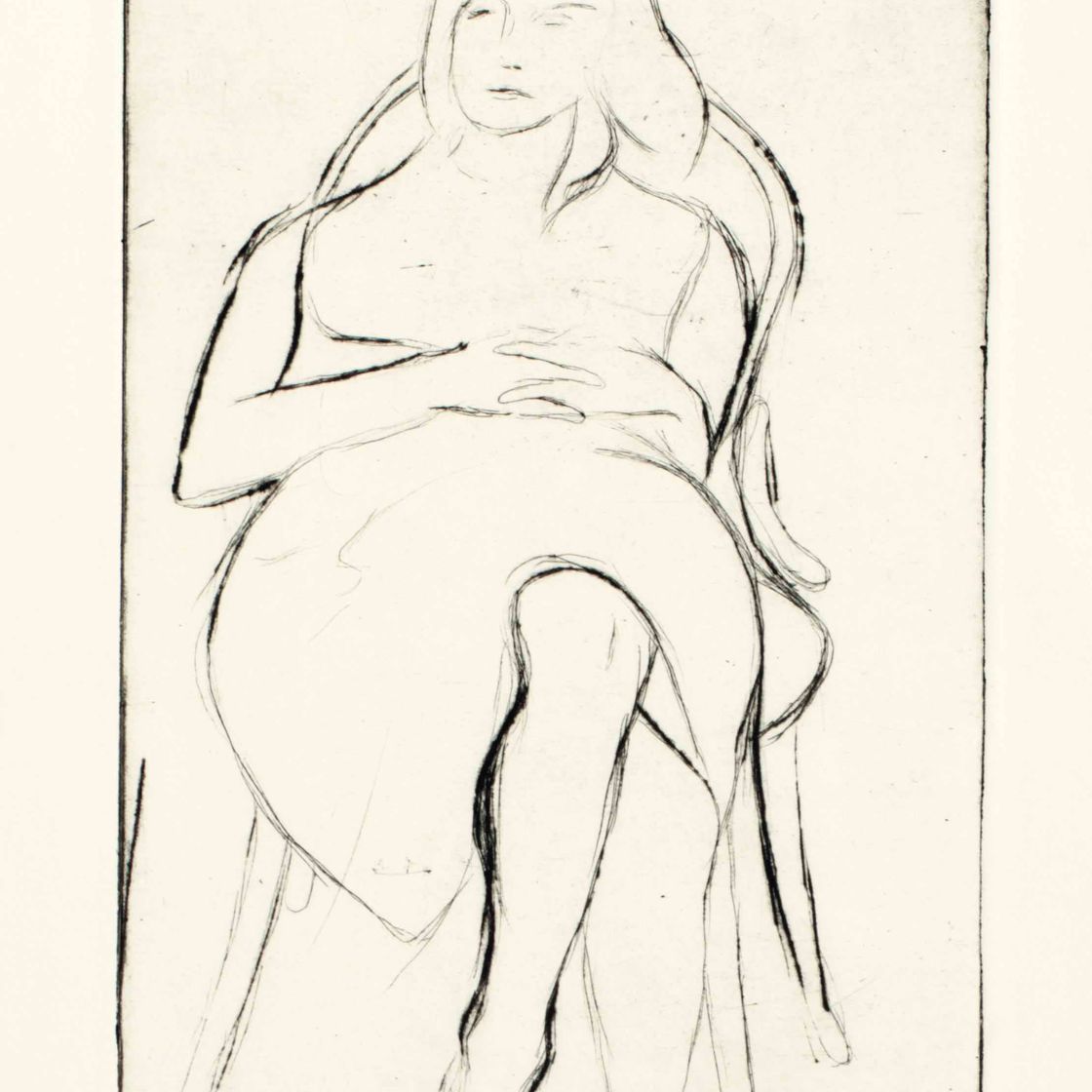 Richard Diebenkorn — №13, из 41 гравюры "Сухие точки"