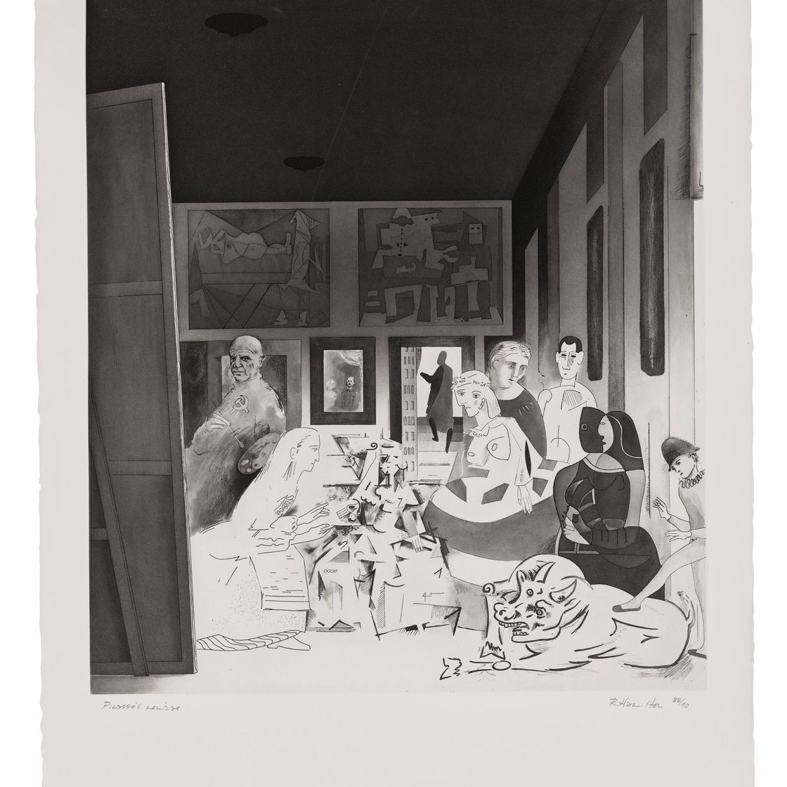 Richard Hamilton — "Менины Пикассо", от: Hommage à Picasso