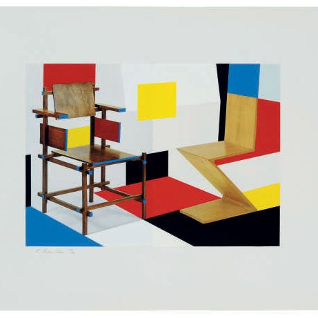 Richard Hamilton — Надевание костюма de Stijl (Луллин 111)