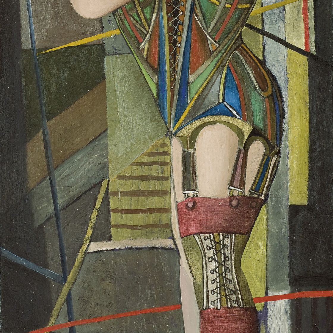 Richard Lindner — Женщина (корсет)