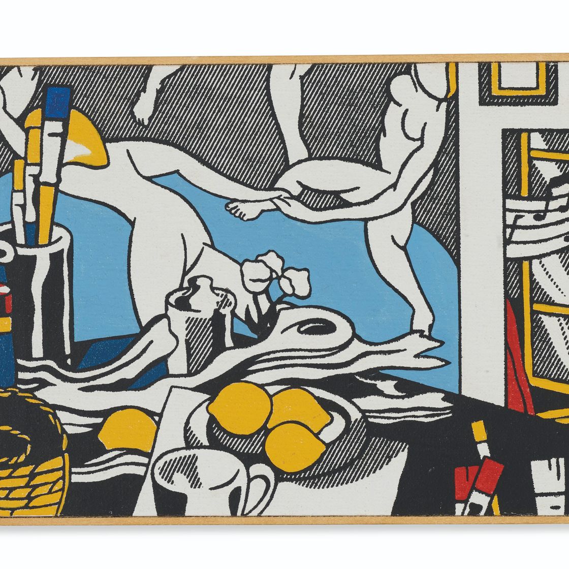 Richard Pettibone — Рой Лихтенштейн, "Студия художника: танец", 1974, изображение 1
