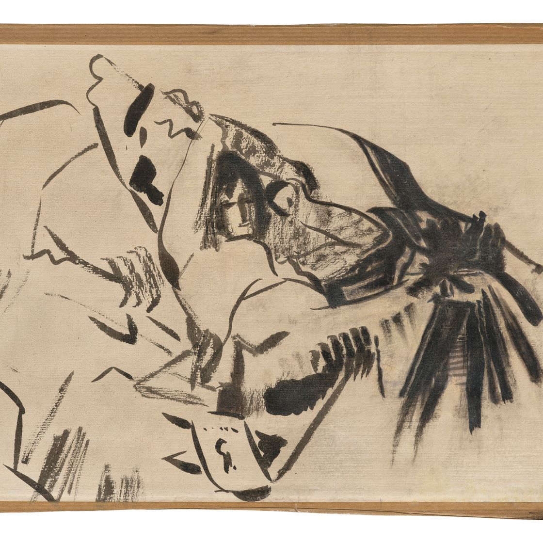 Rik Wouters — Этюды девушки-лизантки ( спереди ); Молодая девушка-кушетка ( сзади ), изображение 3