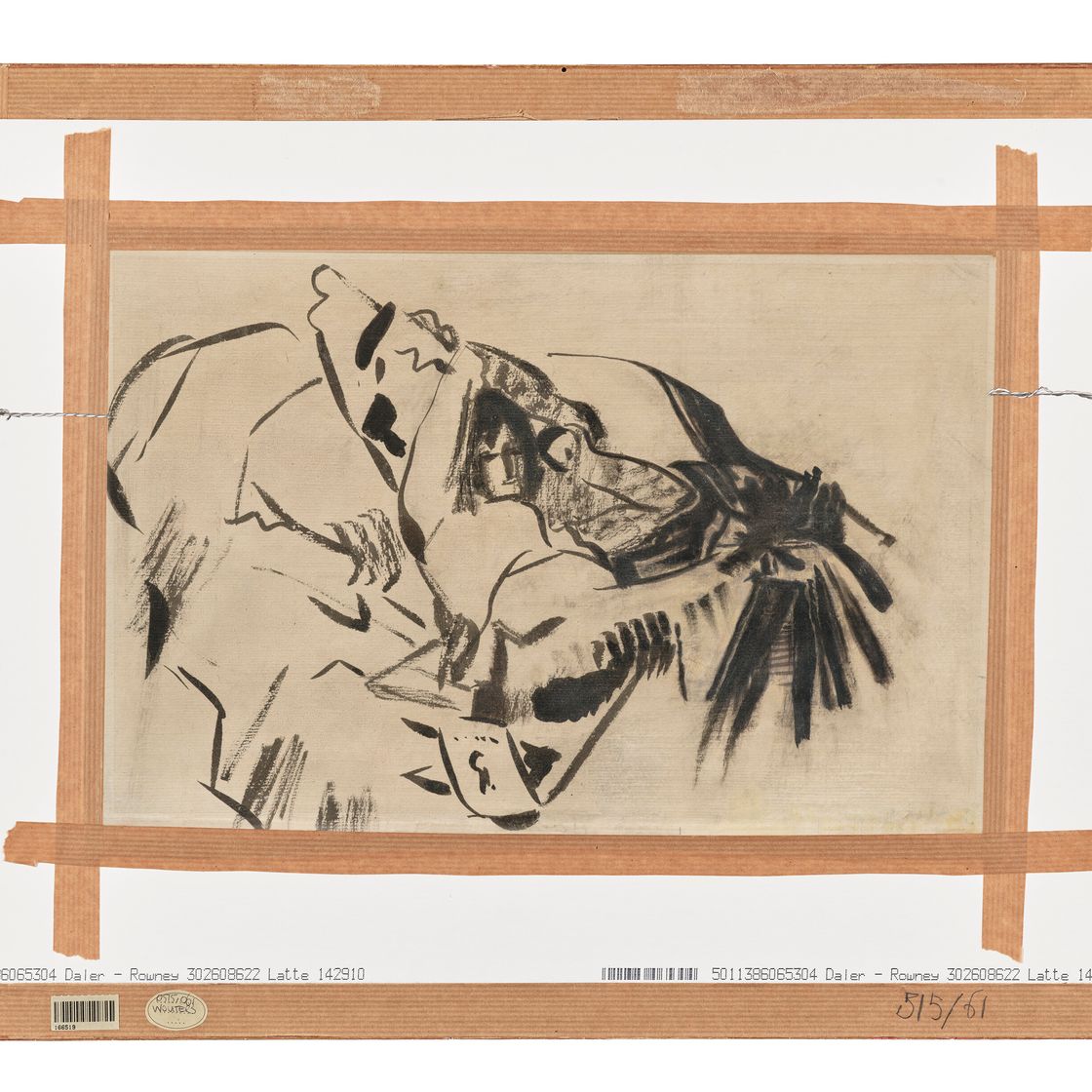Rik Wouters — Этюды девушки-лизантки ( спереди ); Молодая девушка-кушетка ( сзади ), изображение 5