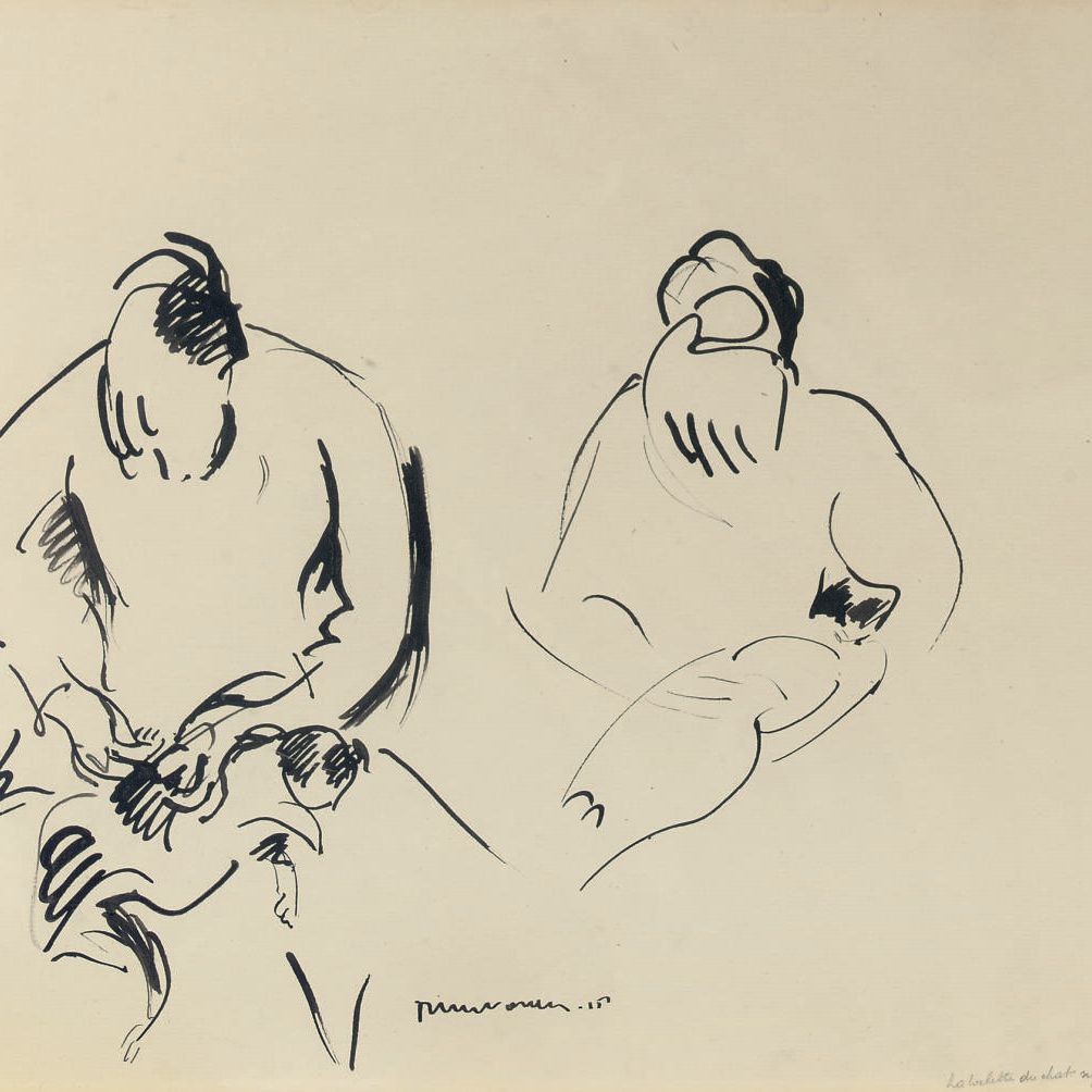 Rik Wouters — La toilette du chat: уход за кошкой