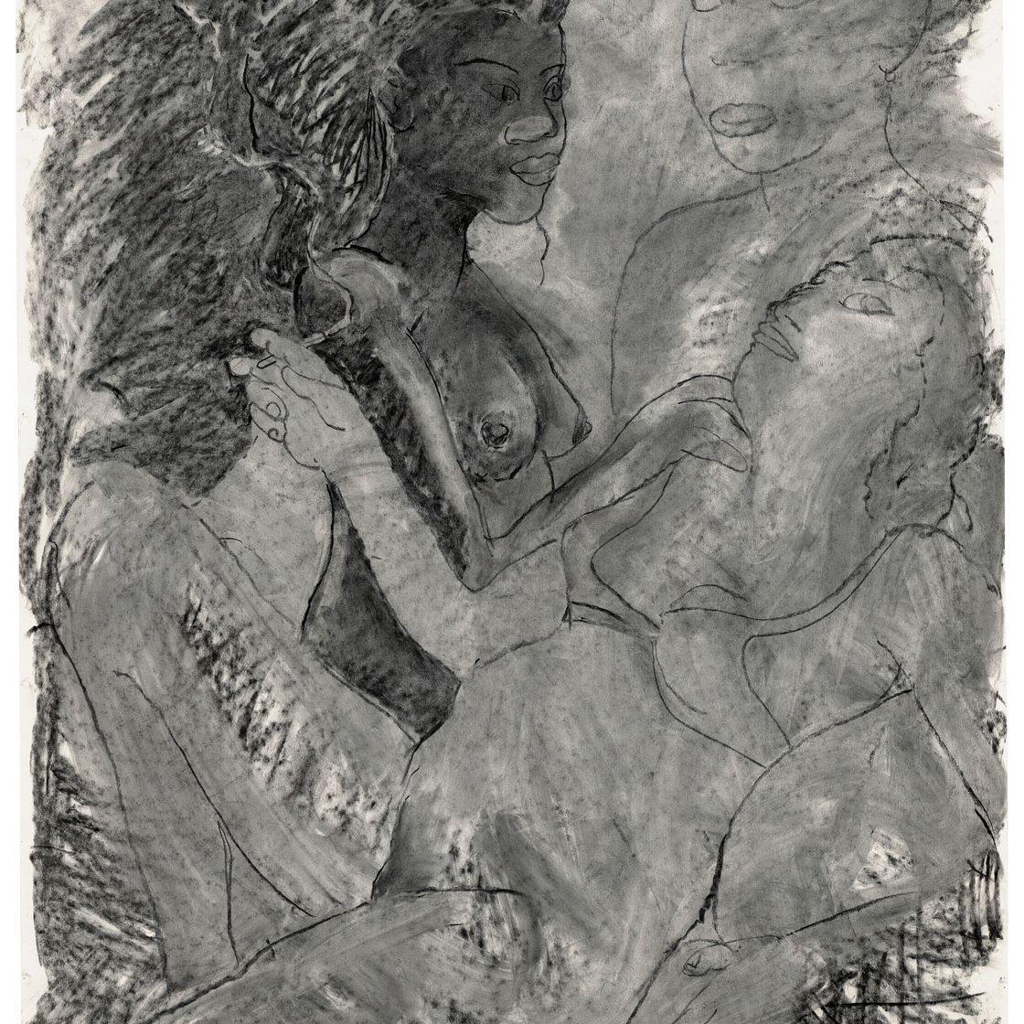 Robert Colescott — Фрейлины, изображение 1