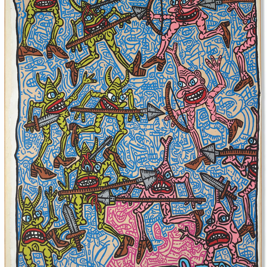 Robert Combas — Без названия, 1986