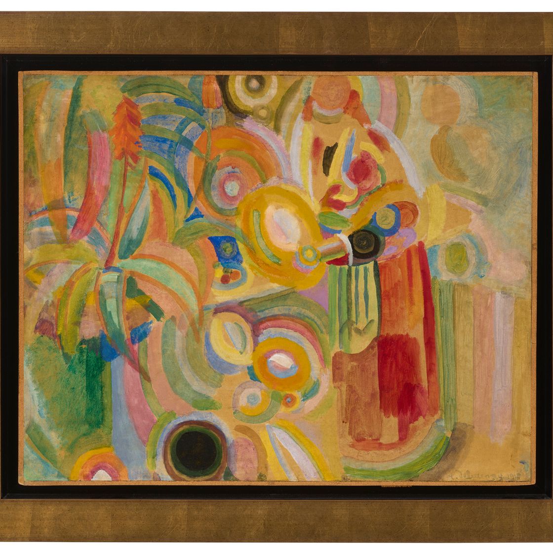 Robert Delaunay — Португальский в саду, изображение 2