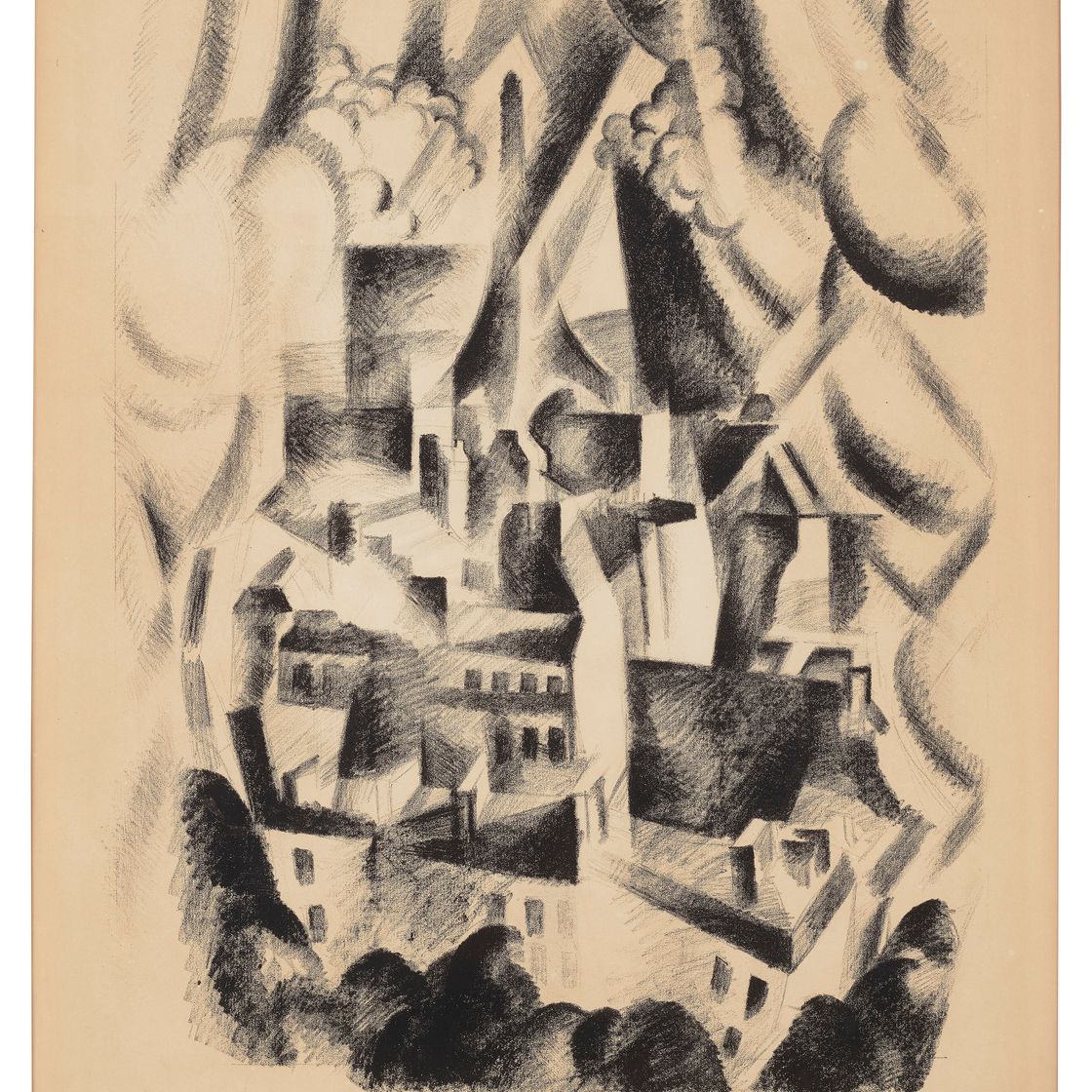 Robert Delaunay — Ла фенетр над ла виллем