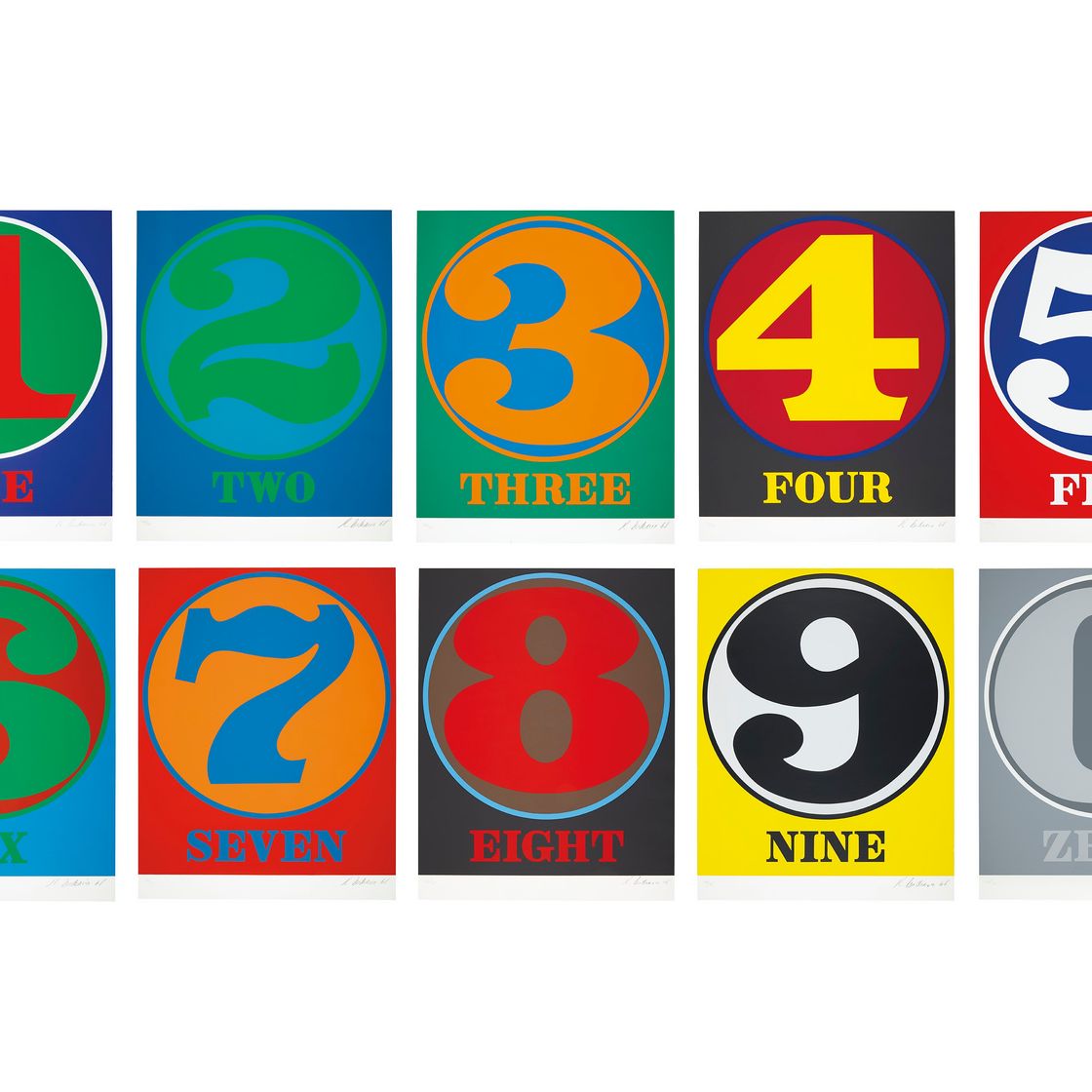 Robert Indiana — Числа, изображение 1