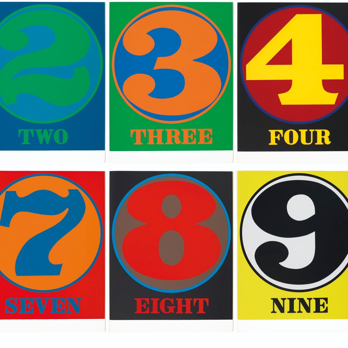 Robert Indiana — Роберт Крили, "Номера", издание Домбергера и Галерея Шмела, Штутгарт и Дюссельдорф, Германия, 1968, изображение 1