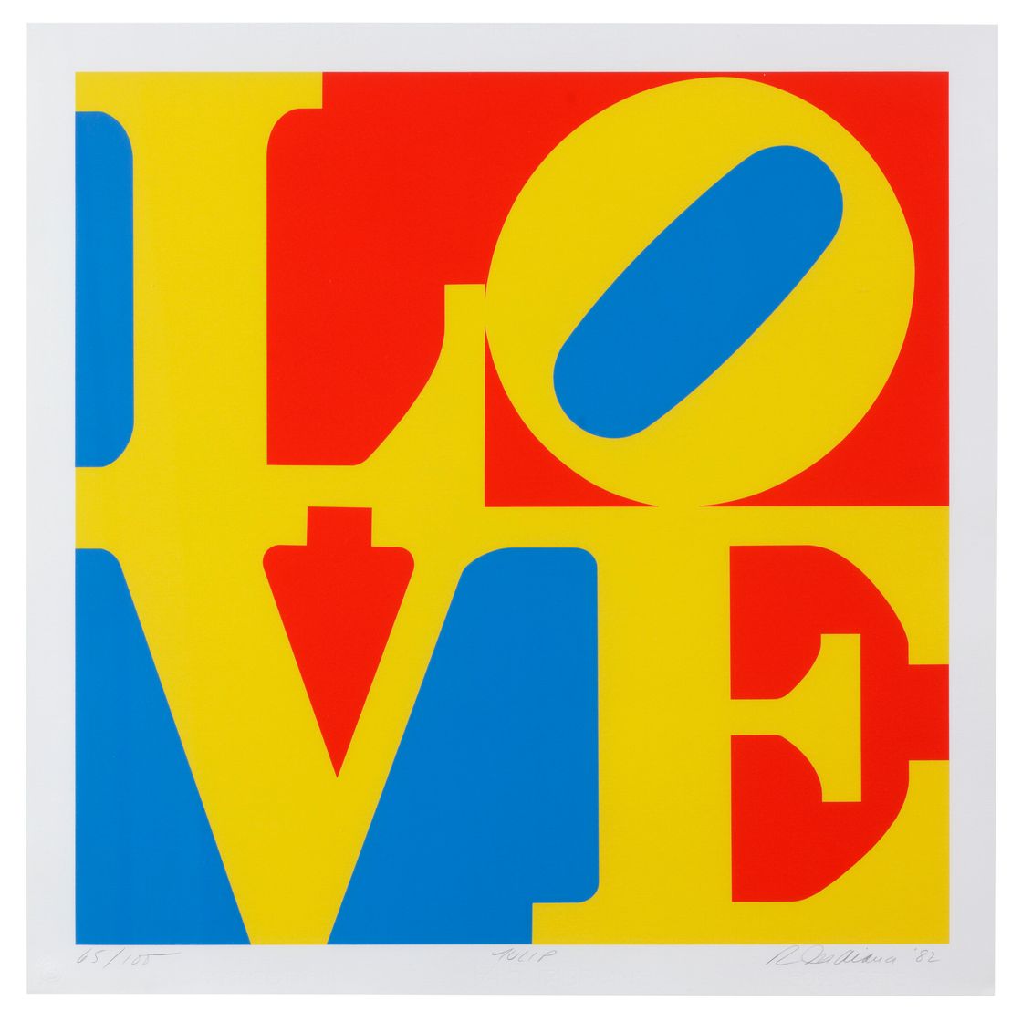 Robert Indiana — Тюльпан из Сада любви