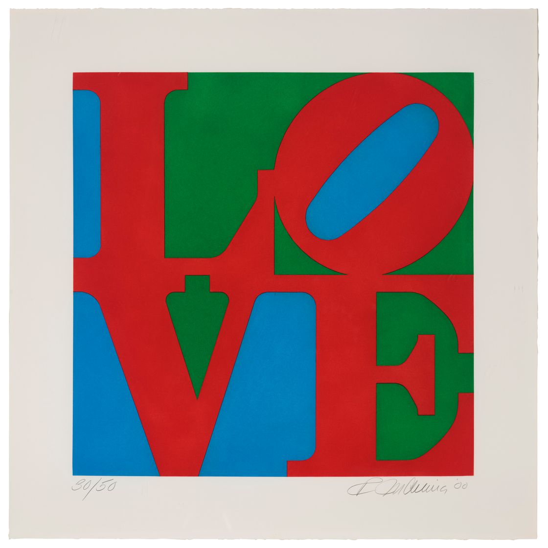 Robert Indiana — Любовь / 2000 : один принт, изображение 1