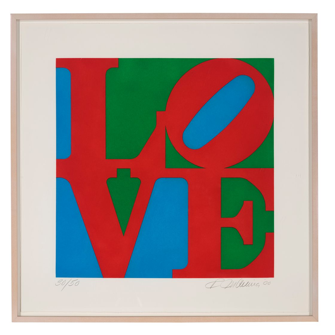 Robert Indiana — Любовь / 2000 : один принт, изображение 2