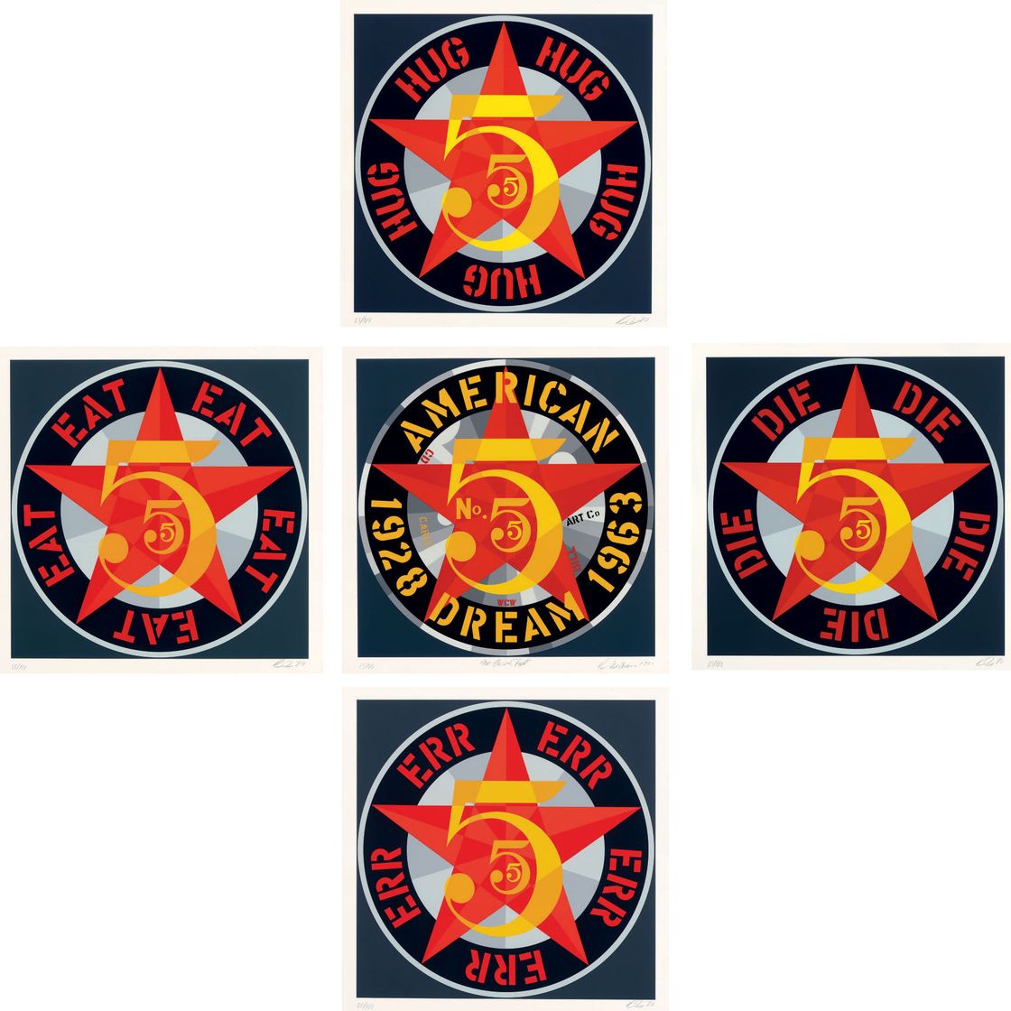Robert Indiana — Американская мечта №5 (Шихан 113)