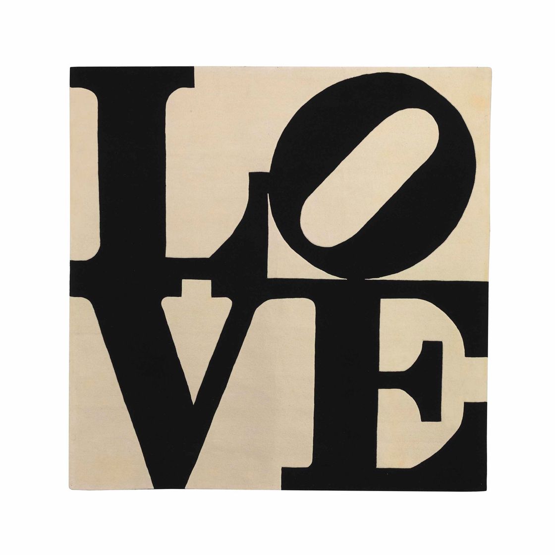 Robert Indiana — Избранная любовь (белое на черном)