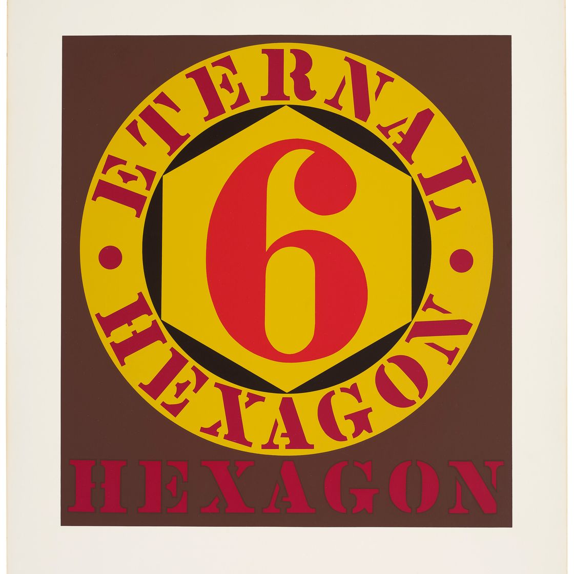 Robert Indiana — Вечный шестиугольник, от X + X (Десять работ десяти художников)
