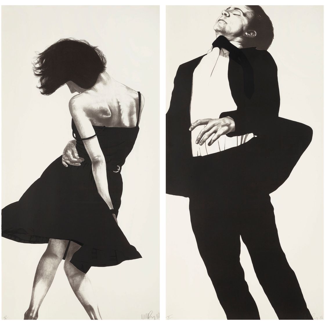 Robert Longo — Мерил и Джонатан, из "Мужчин в городах", изображение 1