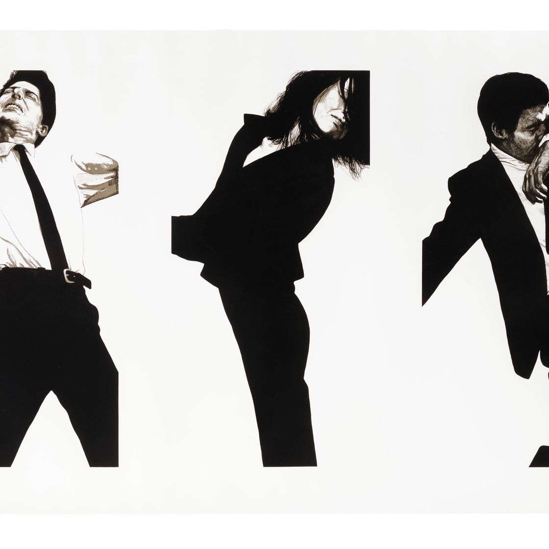 Robert Longo — Жюль, Гретхен, Марк (Государство II), из "Мужчин в городах"