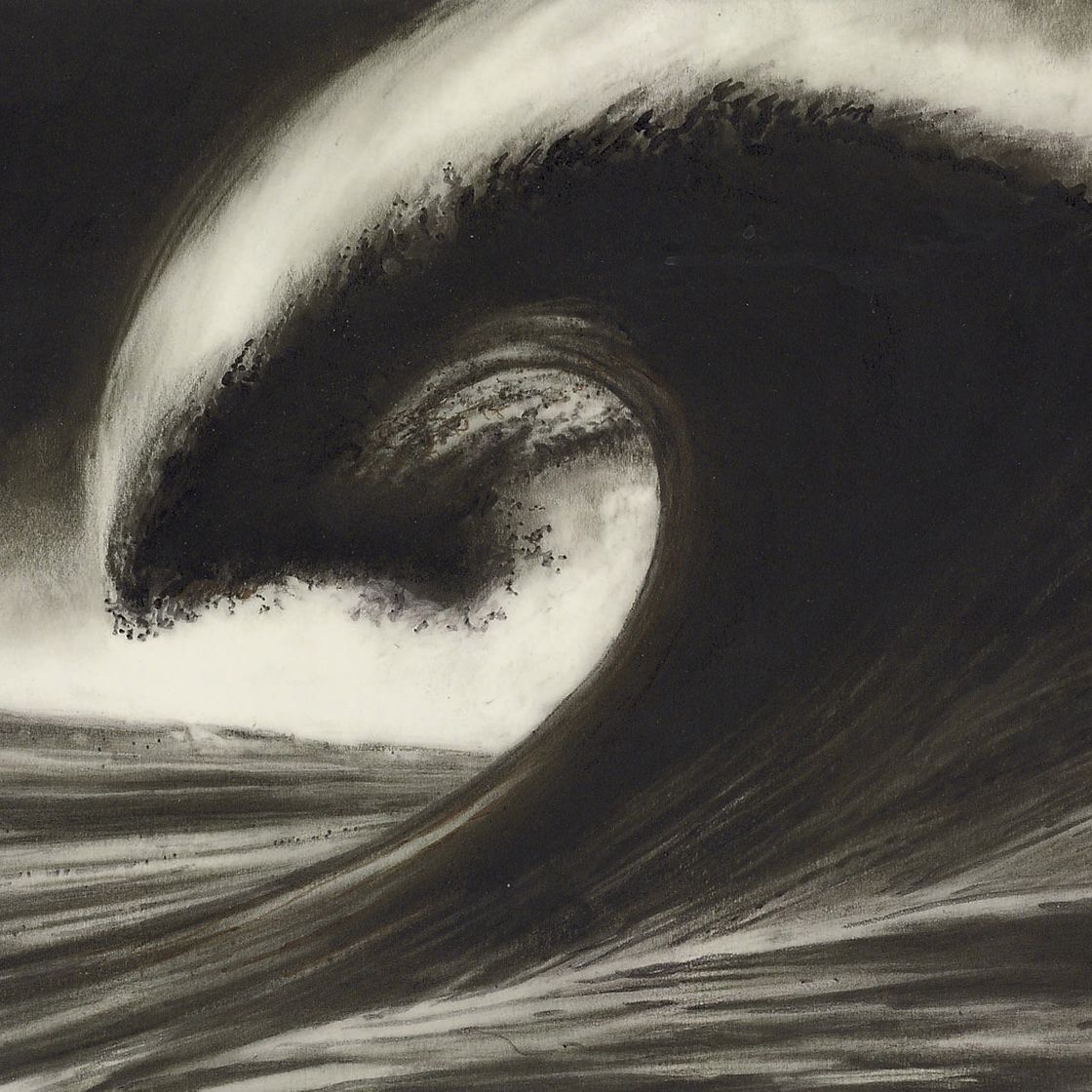 Robert Longo — Этюд для "Черного крыла"