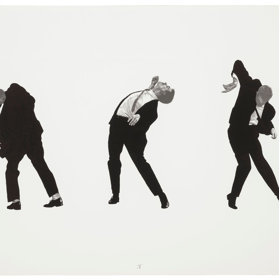 Robert Longo — Без названия "Я", от "Людей в городах"