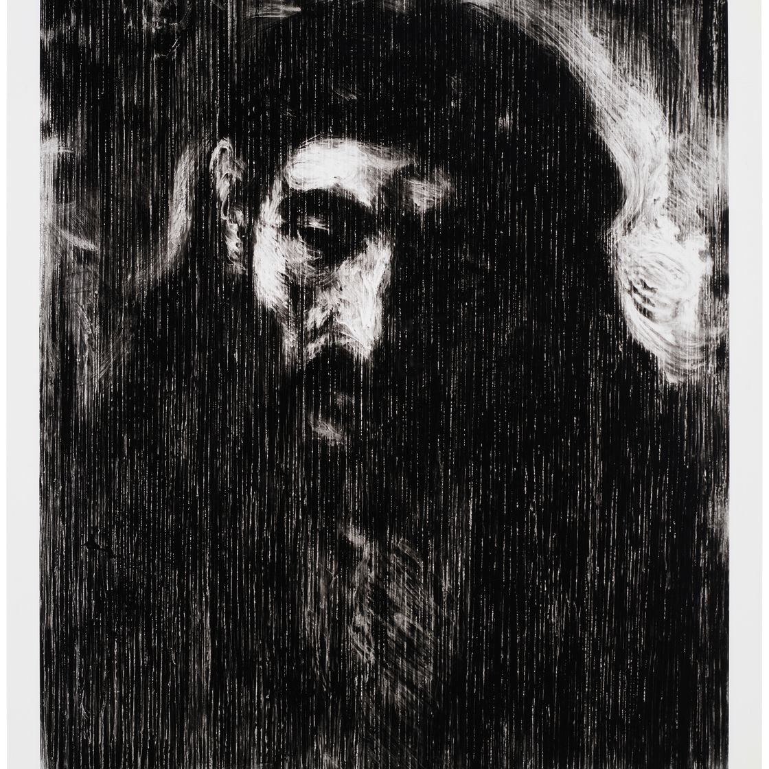 Robert Longo — Без названия (Рентгеновский снимок головы Христа, ок. 1648-1656, по мотивам Рембрандта)