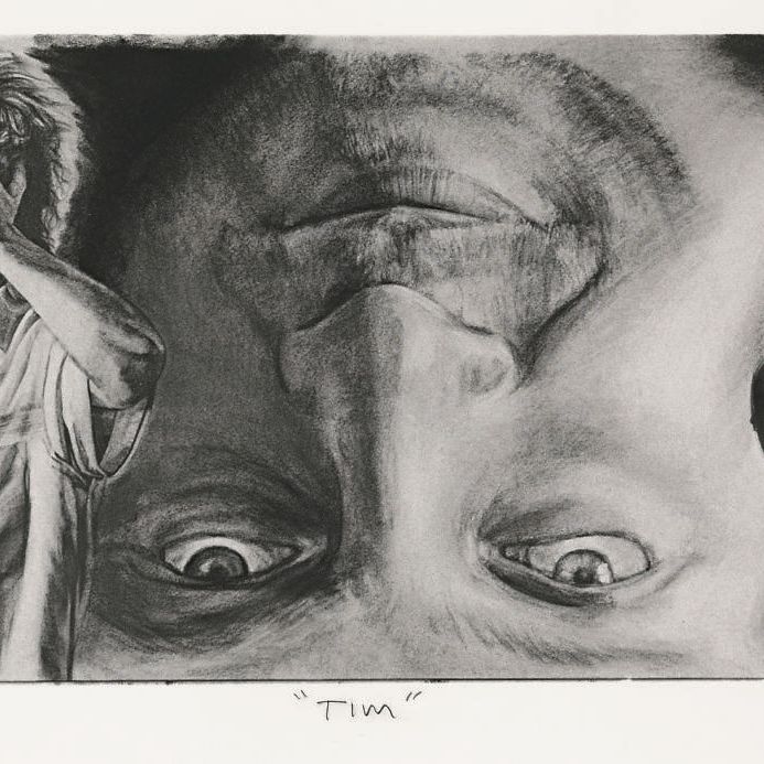 Robert Longo — Тим (Этюд для обложки альбома Replacements)