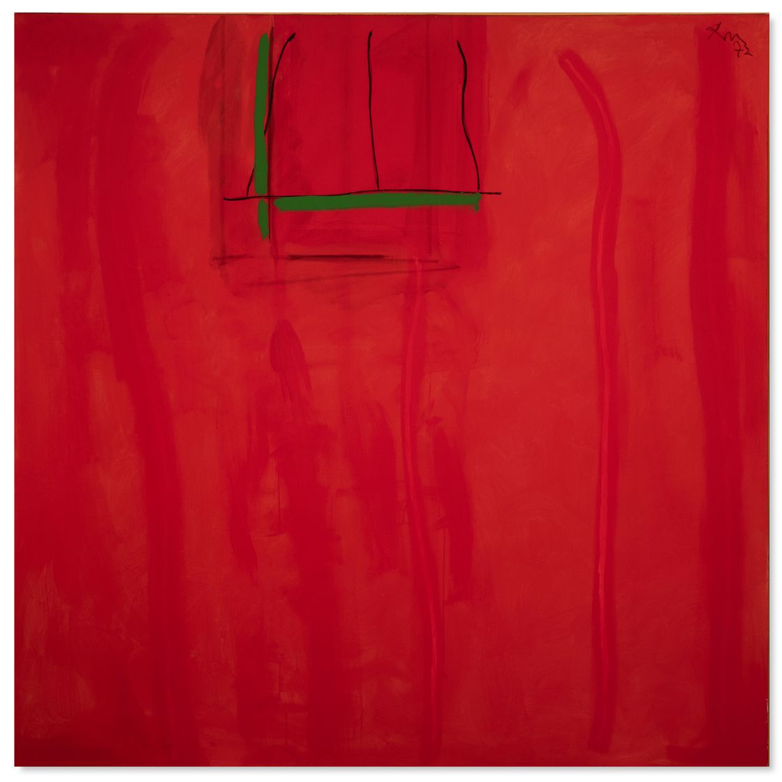 Robert Motherwell — Красная стена, изображение 1