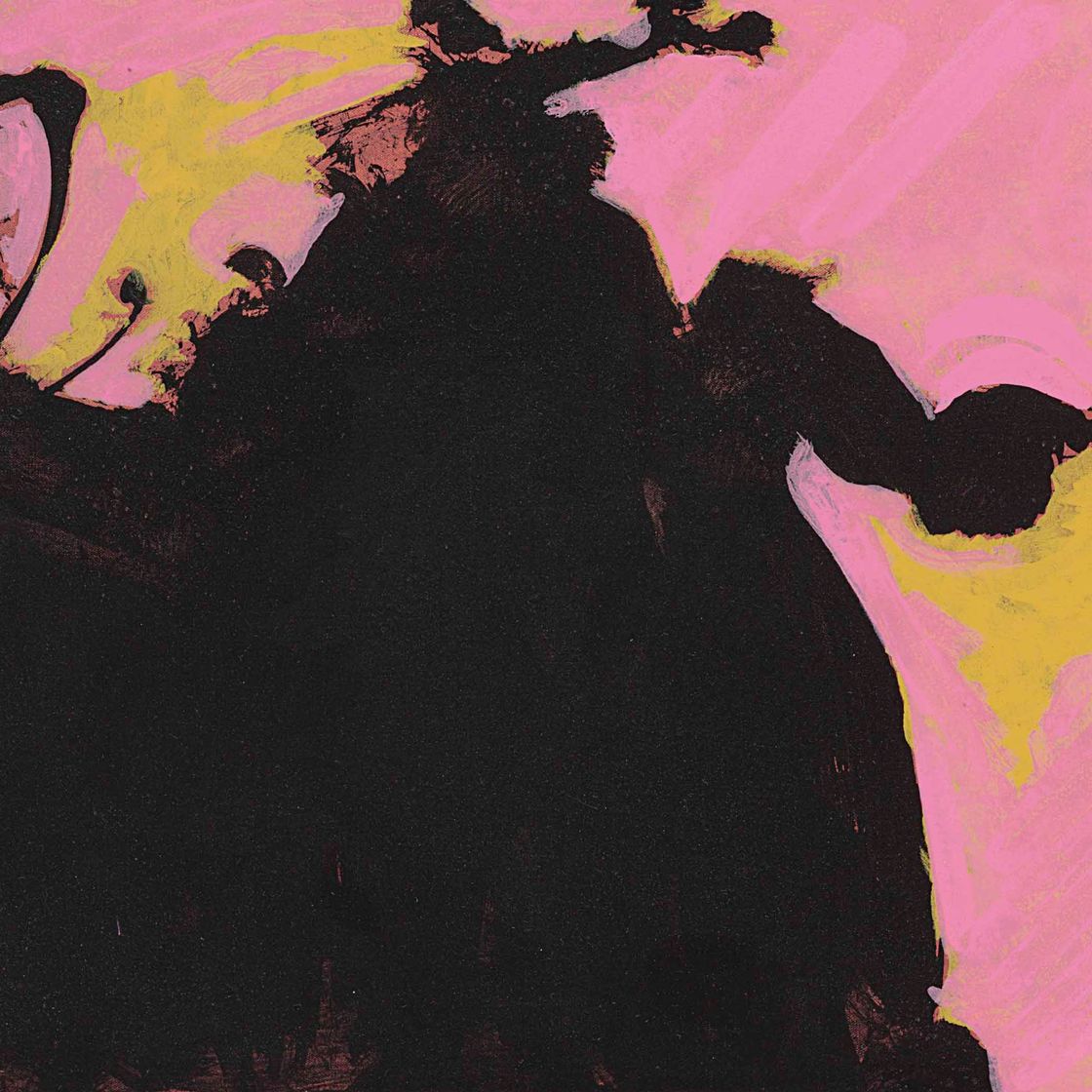 Robert Motherwell — Без названия (Черно-охряно-розовый)
