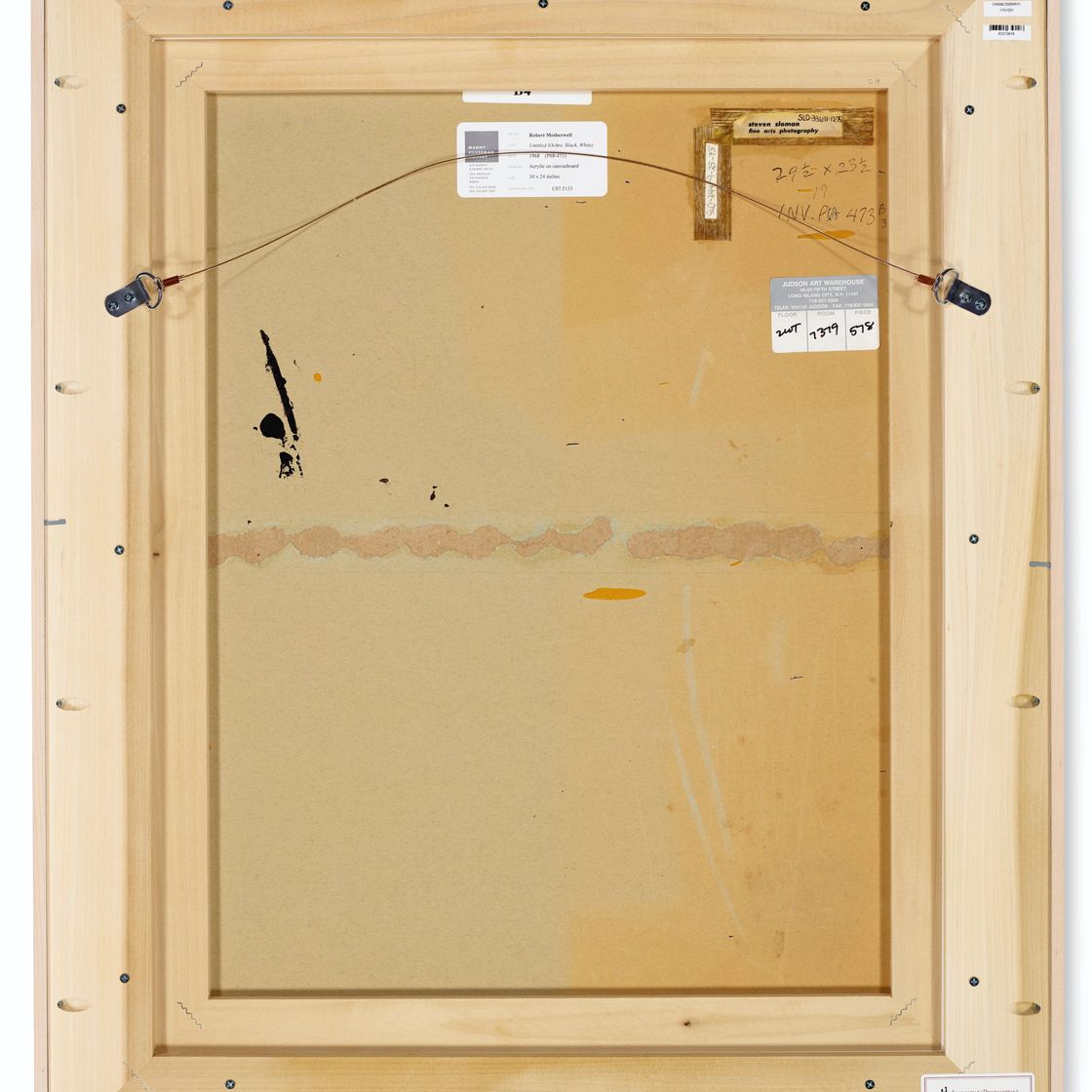 Robert Motherwell — Без названия (Охра, Черный, Белый), изображение 2