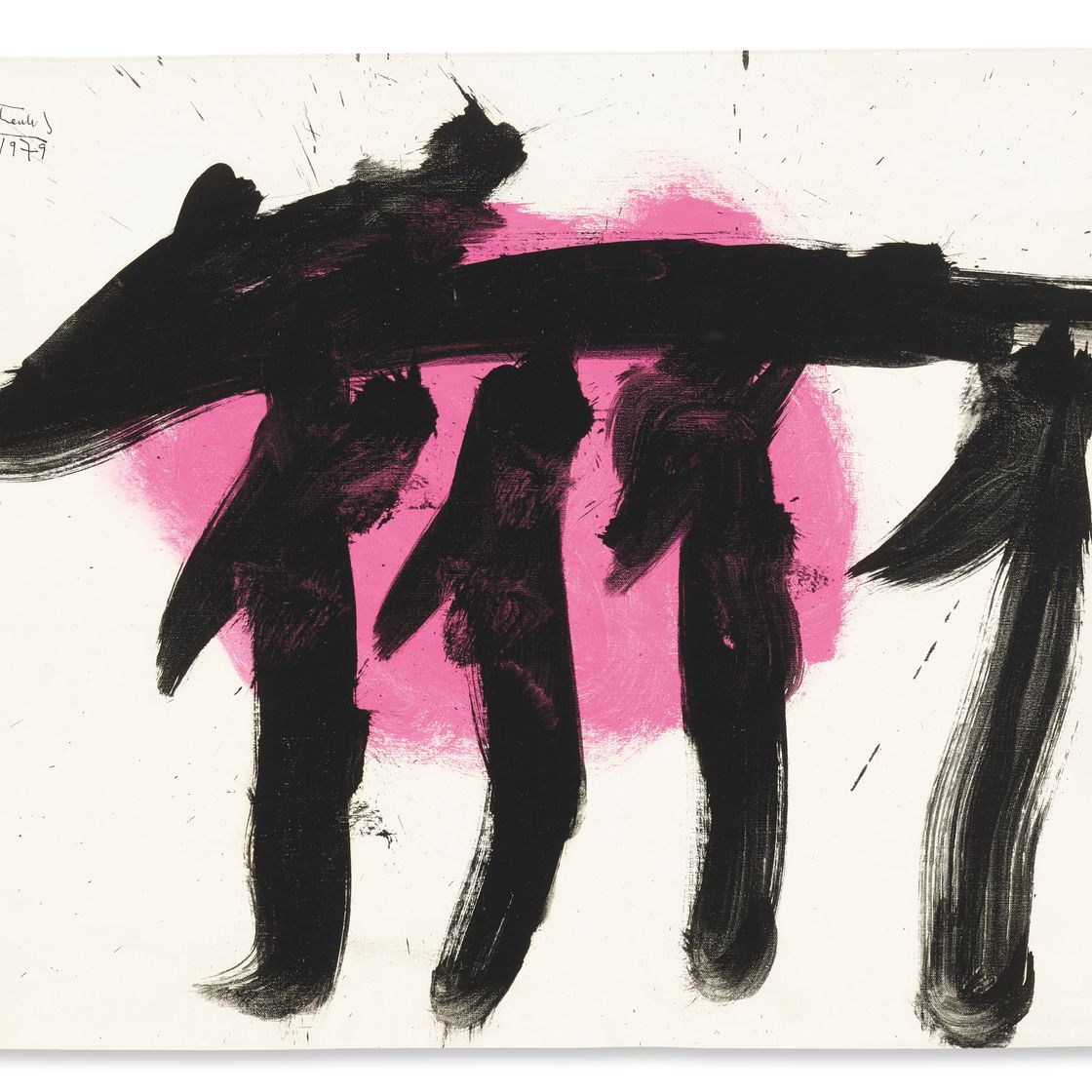 Robert Motherwell — Опьяненный скипидаром № 10, изображение 1