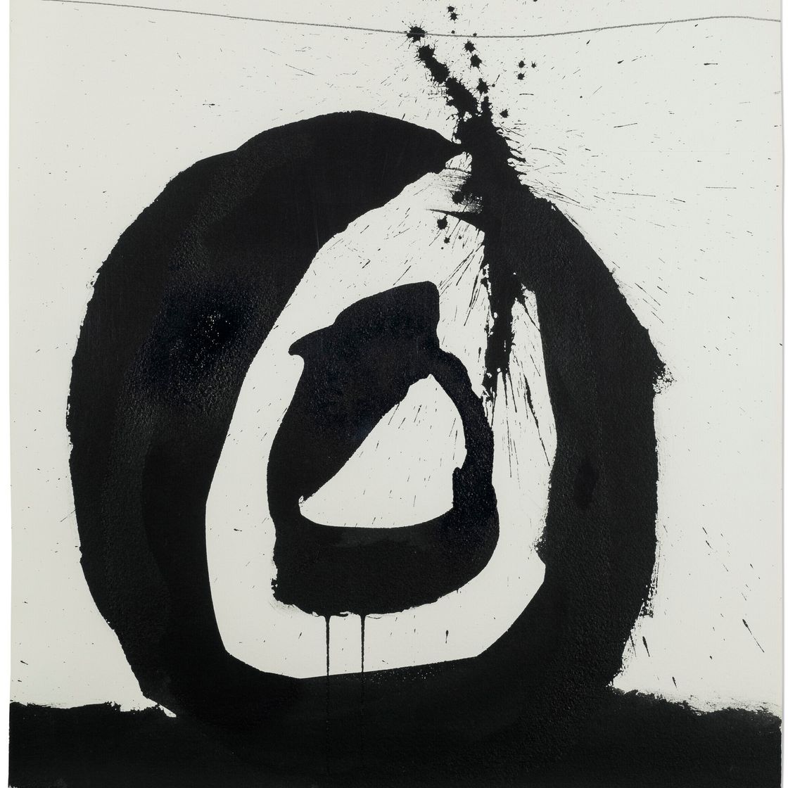 Robert Motherwell — Черный с охрой, изображение 1