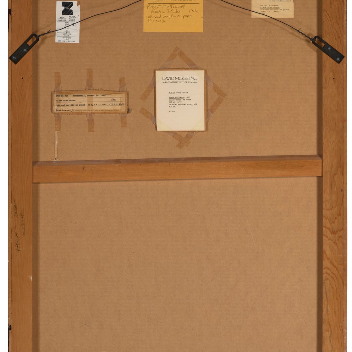 Robert Motherwell — Черный с охрой, изображение 3