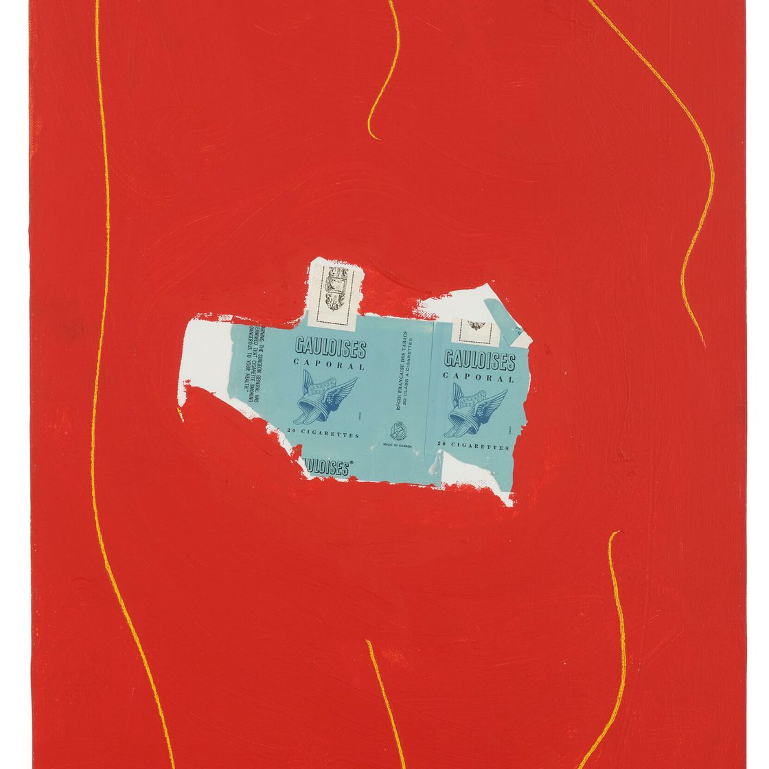Robert Motherwell — Голуаз на алом поверх желтого № 3, изображение 1
