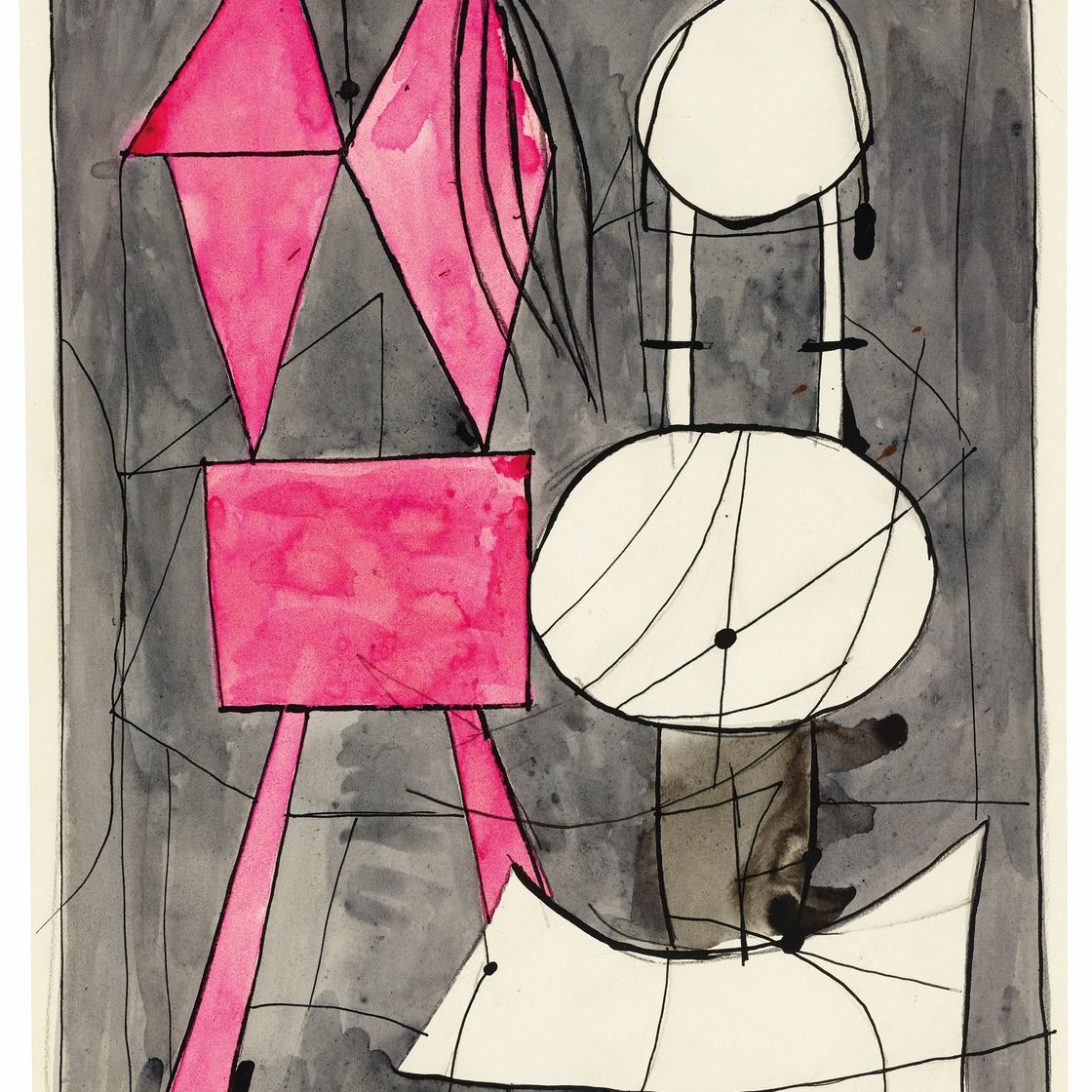 Robert Motherwell — Хранительница и статуя Юпитера