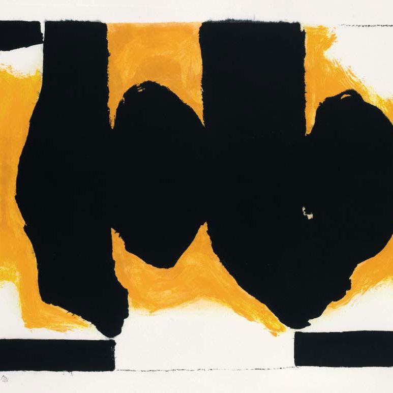 Robert Motherwell — Жгучая элегия (E. & B. 520)
