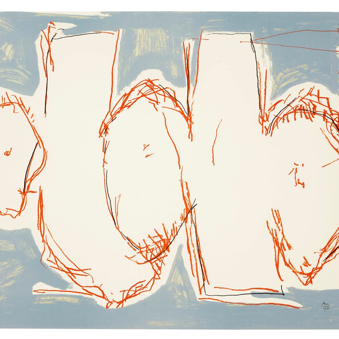 Robert Motherwell — Набросок элегии, Состояние I