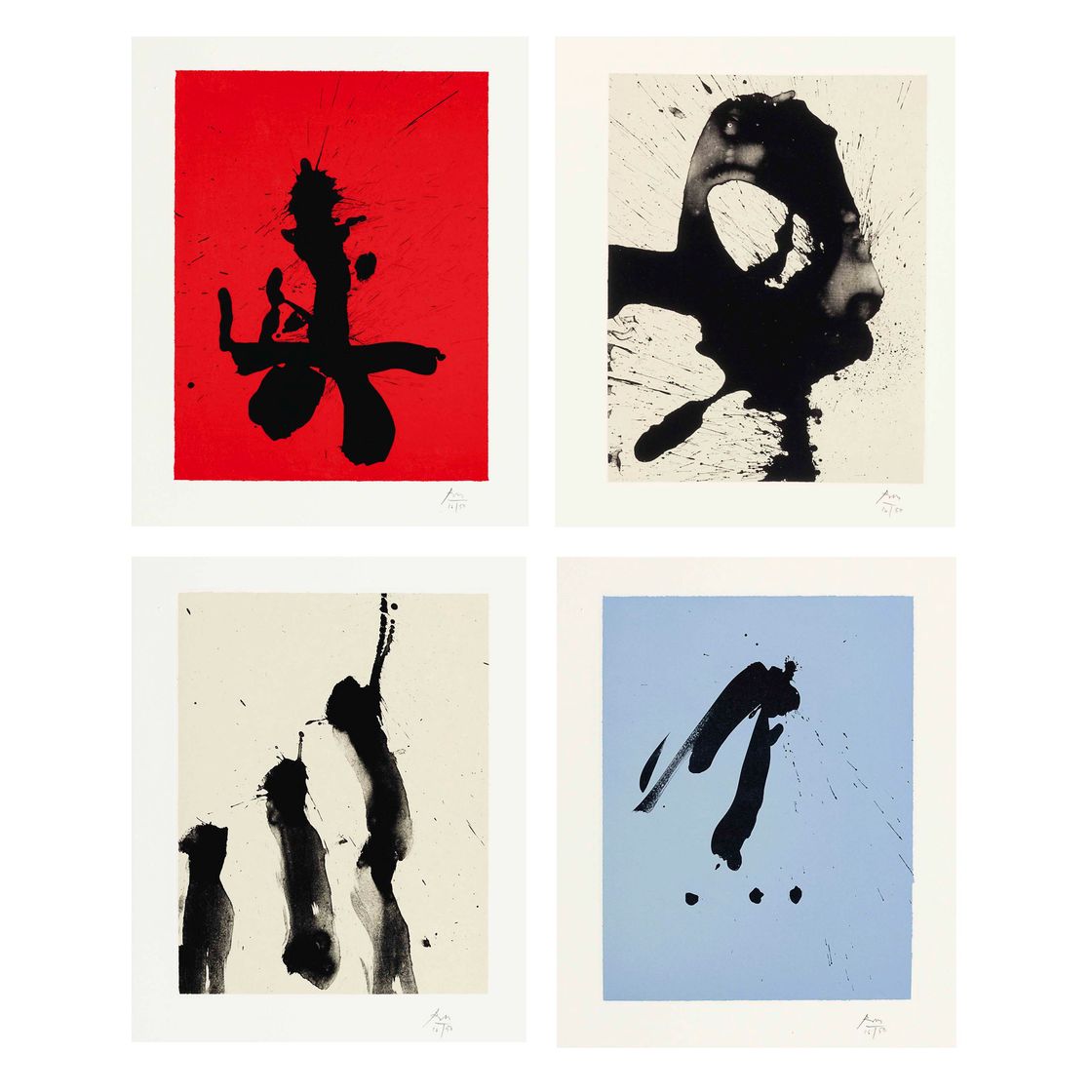 Robert Motherwell — Сюита Октавио Паса, Клуб ограниченного тиража, Нью-Йорк, 1988