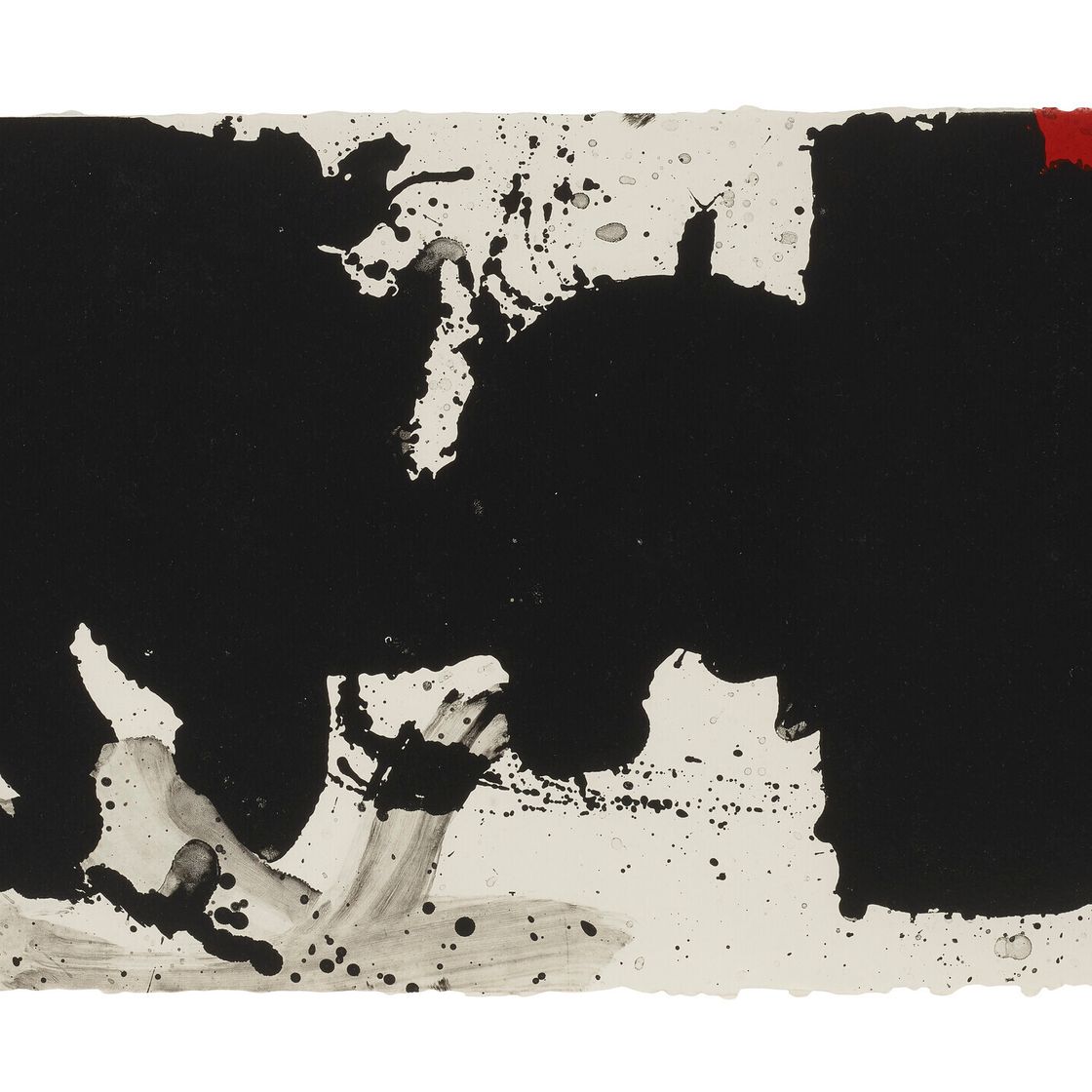 Robert Motherwell — Черный, из которого нет выхода, из Эль-Негро, изображение 1