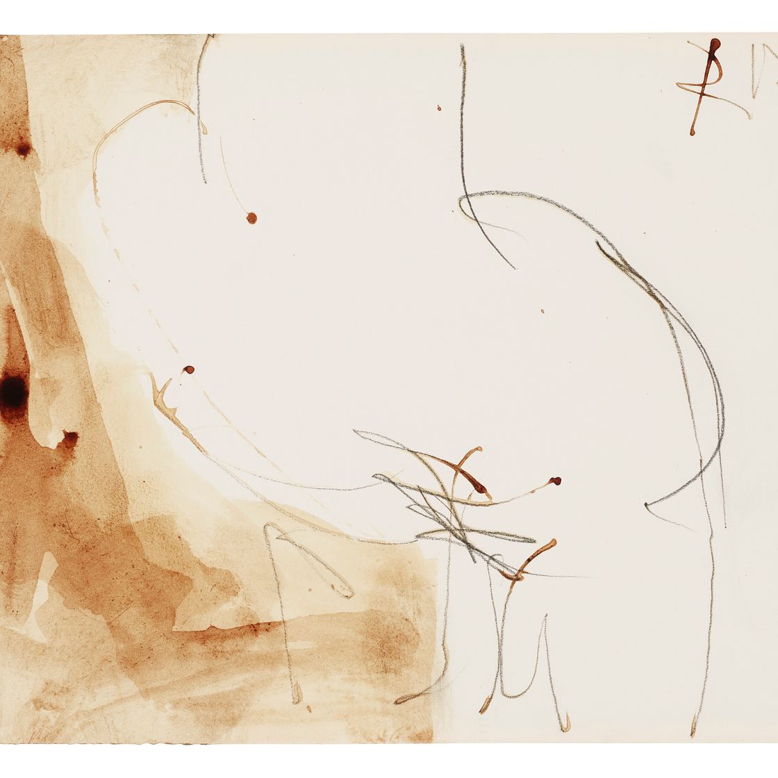 Robert Motherwell — Беременная Обнаженная №6