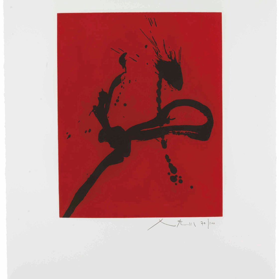 Robert Motherwell — Жест IV (Состояние I)