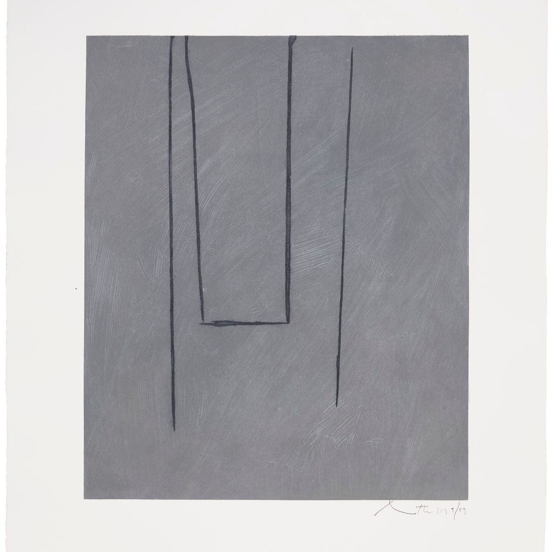 Robert Motherwell — Шиферно-серая Пинтура