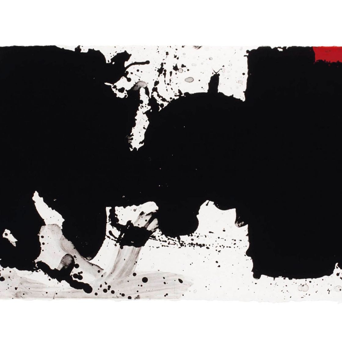 Robert Motherwell — Черный, из которого нет выхода, из Эль-Негро (Б. 285; Э. и Б. 313; Тайлер 434)