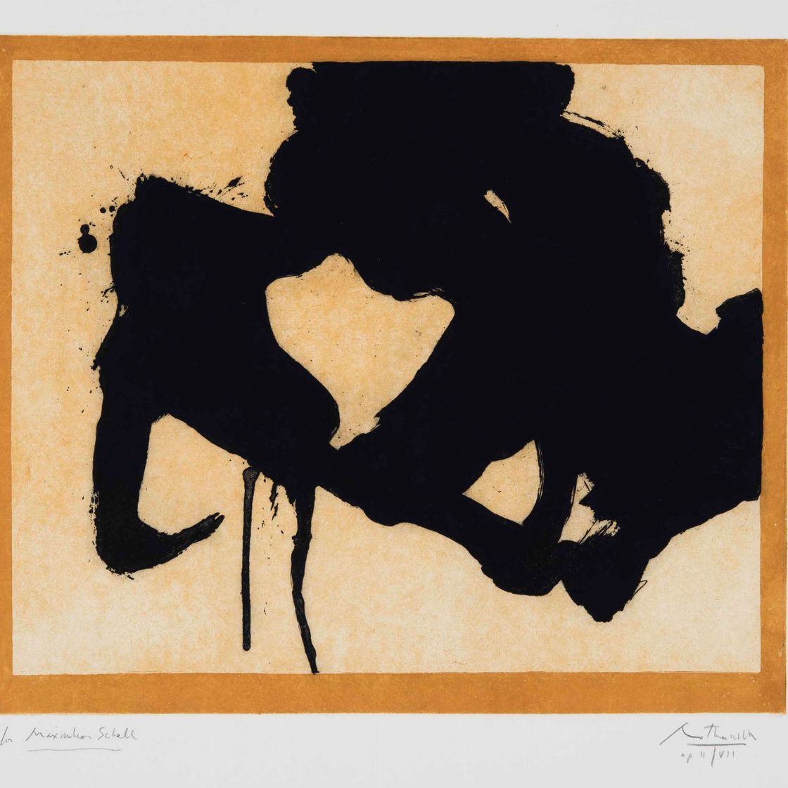Robert Motherwell — На краю пропасти (Белкнап, 315; Энгберг и Банах, 345)
