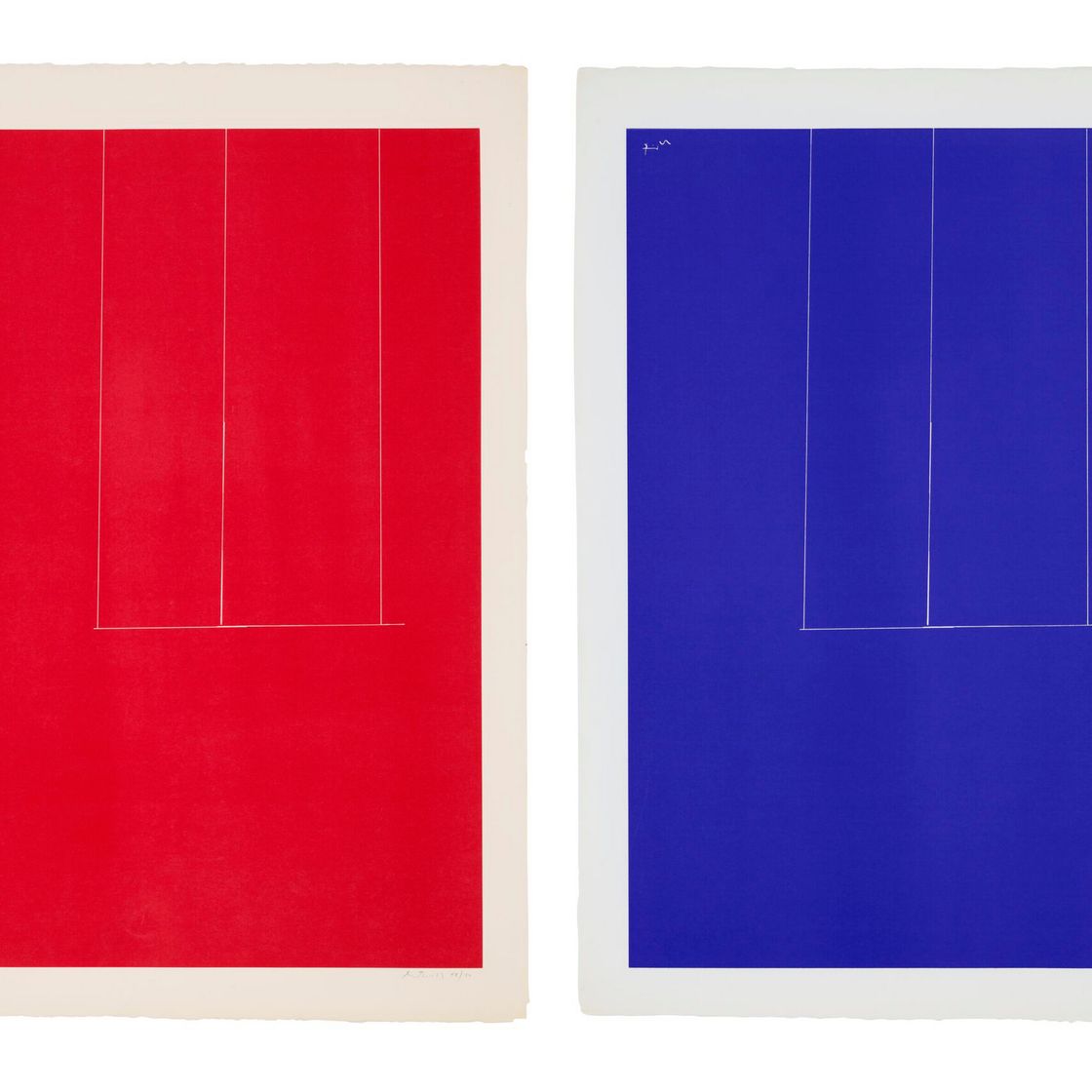 Robert Motherwell — Лондонская серия I : Две гравюры, изображение 1