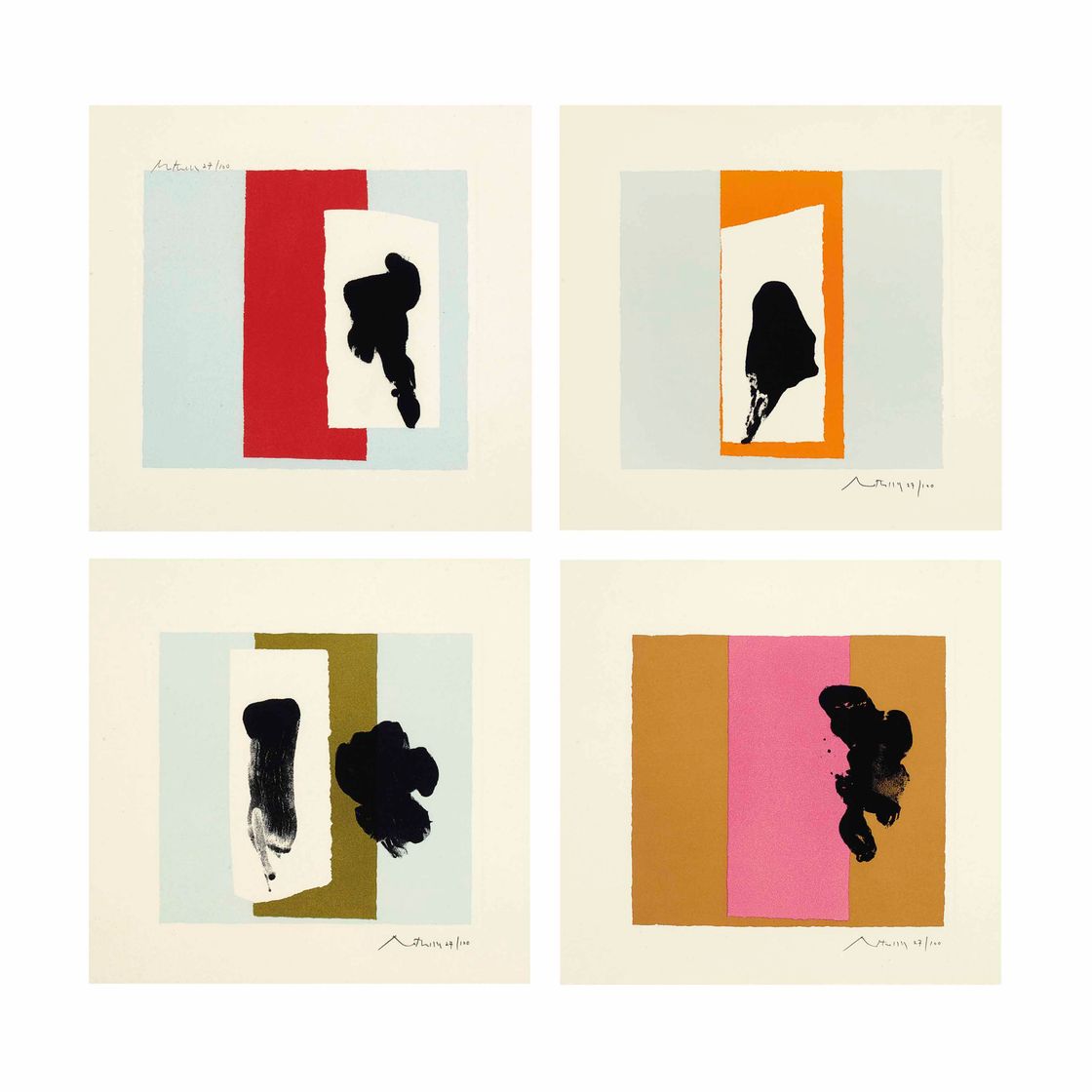 Robert Motherwell — Серия "Берггрюэн"