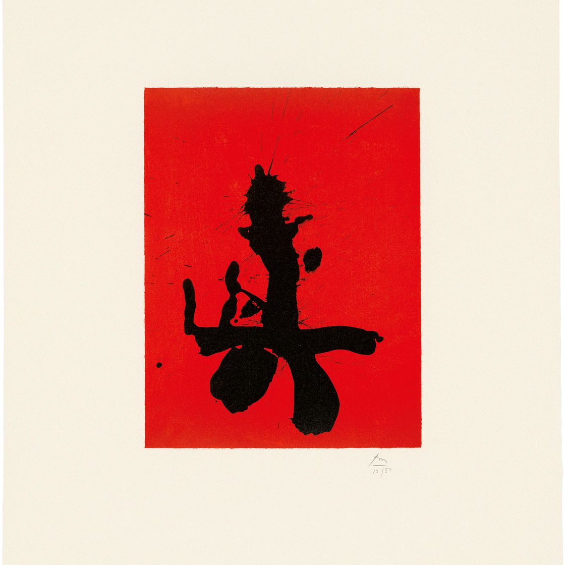 Robert Motherwell — Красный самурай, от: Octavio Paz Suite