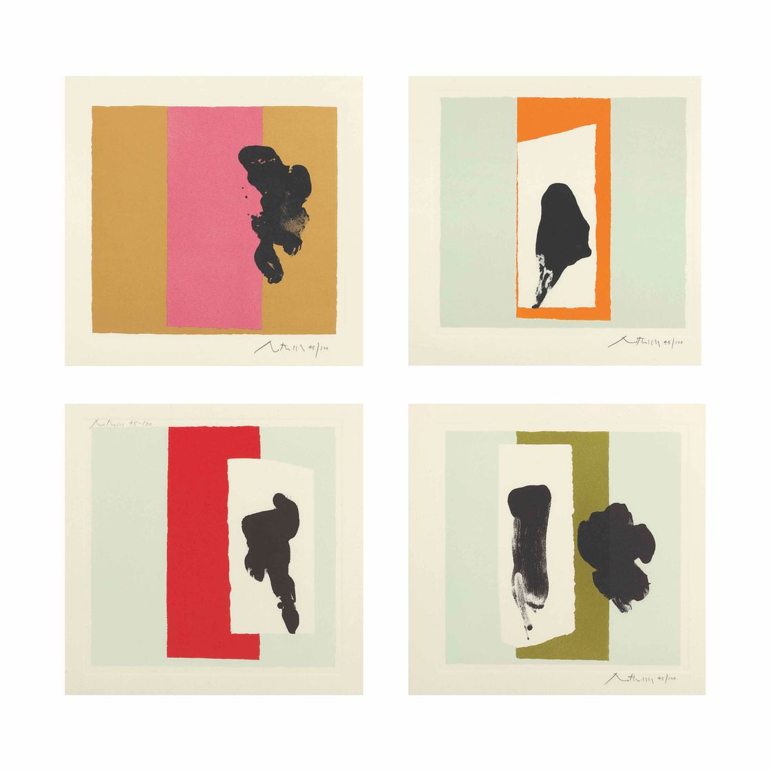 Robert Motherwell — Серия "Берггрюэн"