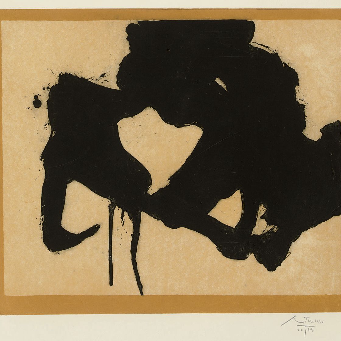 Robert Motherwell — На краю пропасти (B. 315; E. & B. 345)