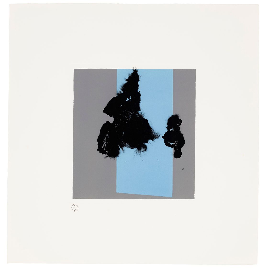 Robert Motherwell — Зима, из парижской сюиты IV